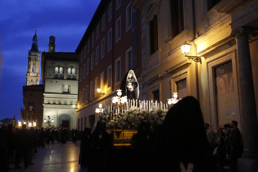 Procesión del Santo Entierro en Zaragoza