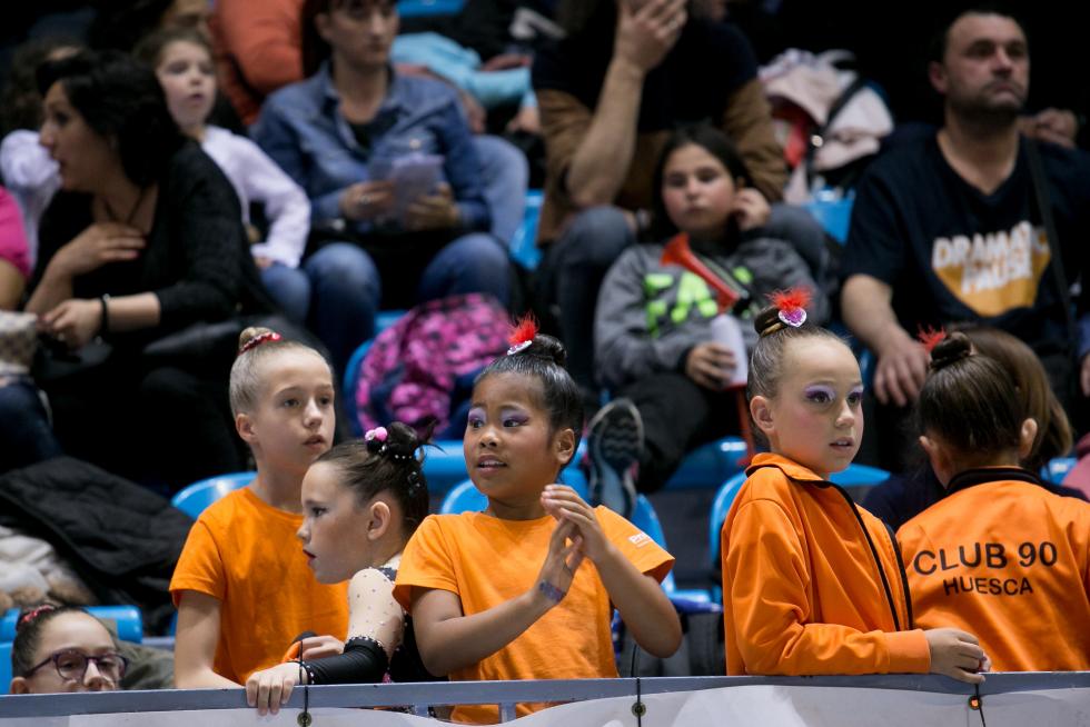 Fase Final del XXIII Campeonato de Aragón de Promoción de Gimnasia Rítmica en el Palacio de los Deportes de Zaragoza.