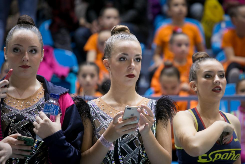 Fase Final del XXIII Campeonato de Aragón de Promoción de Gimnasia Rítmica en el Palacio de los Deportes de Zaragoza.