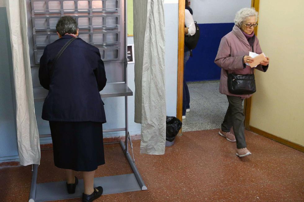 Momentos de la jornada electoral.