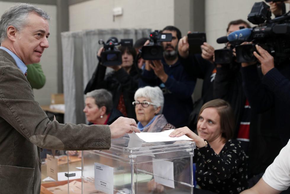 Momentos de la jornada electoral.