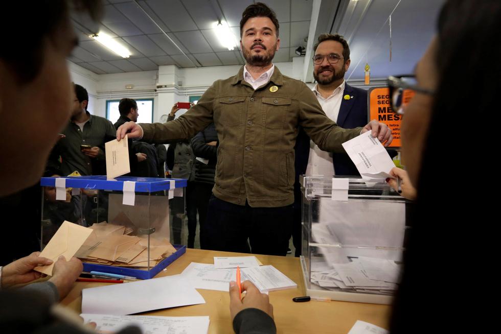 Momentos de la jornada electoral.