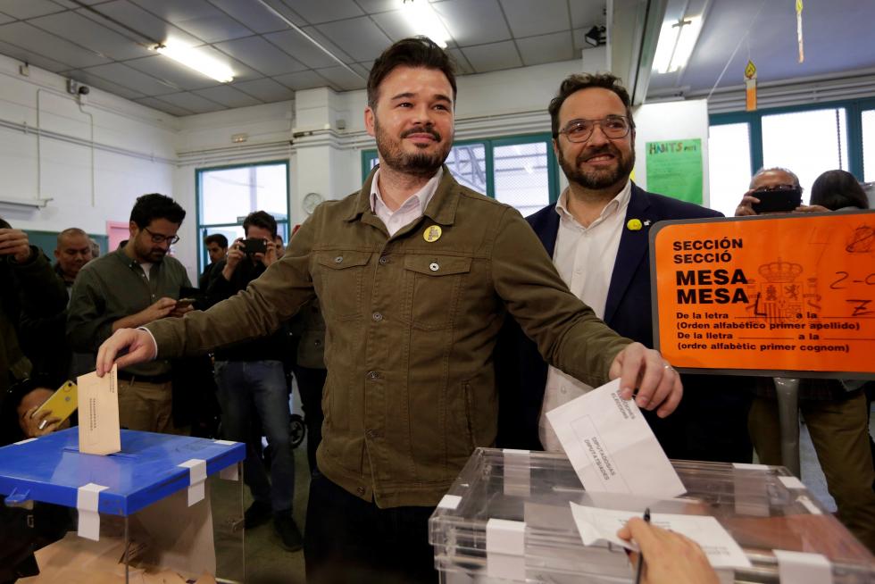Momentos de la jornada electoral.
