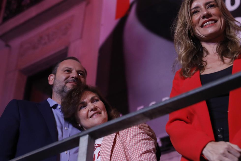 Victoria electoral del PSOE en las elecciones generales.