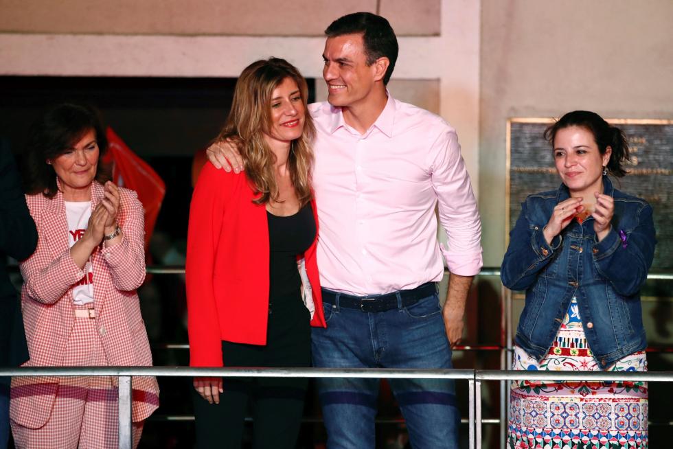 Victoria electoral del PSOE en las elecciones generales.