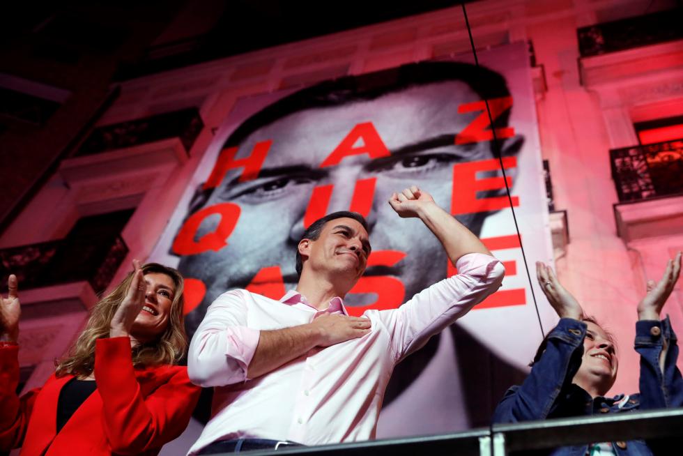 Victoria electoral del PSOE en las elecciones generales.
