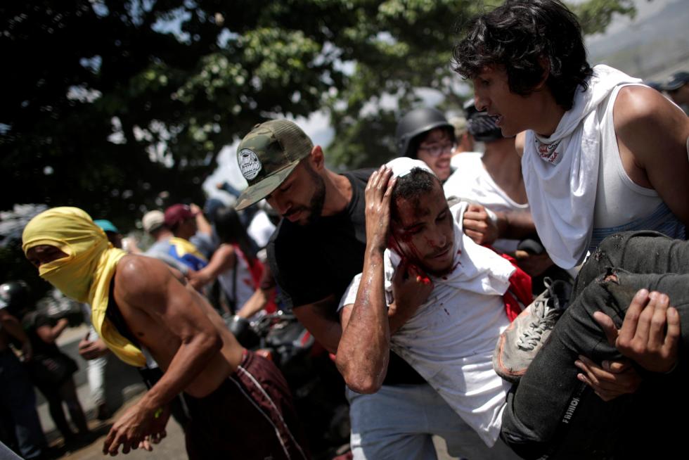 Alzamiento contra el régimen de Maduro en Venezuela