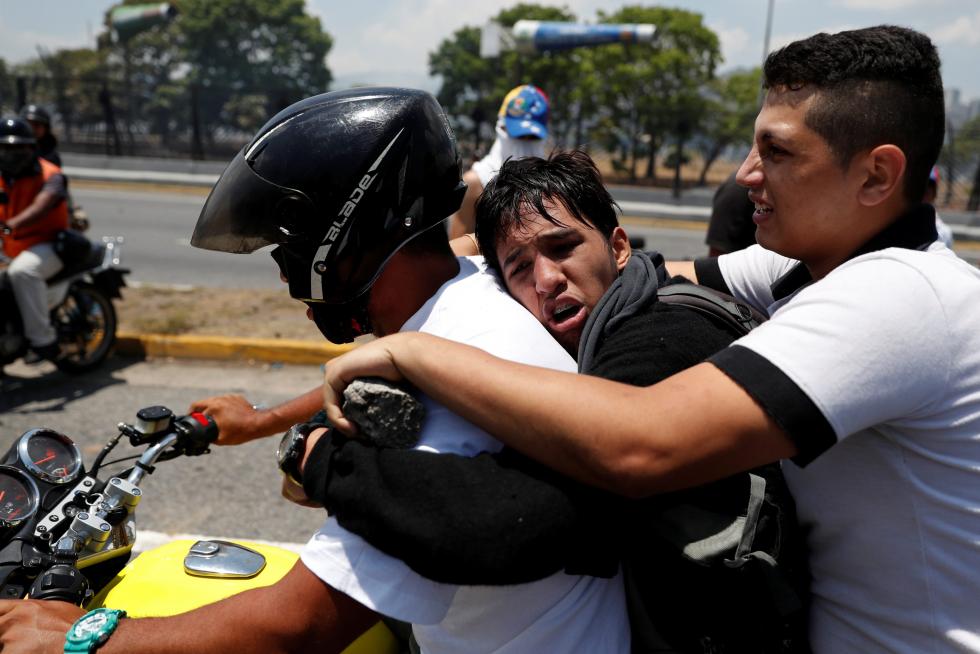 Alzamiento contra el régimen de Maduro en Venezuela