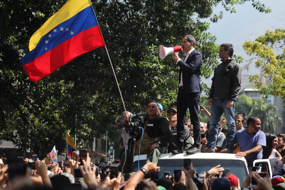 Alzamiento contra el régimen de Maduro en Venezuela