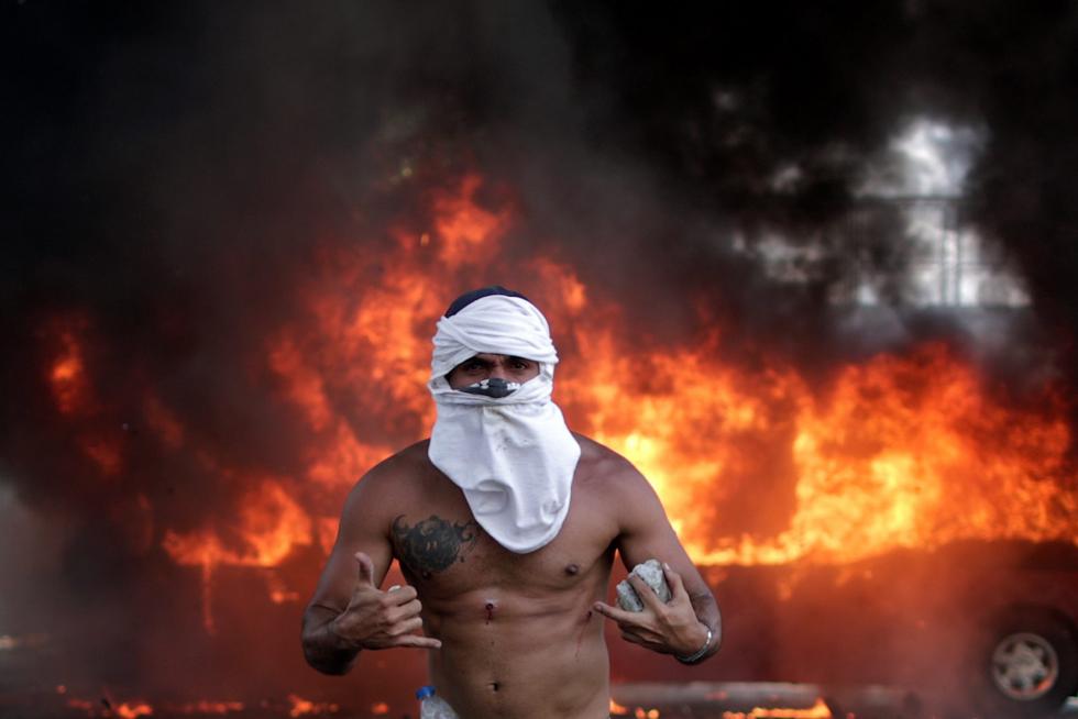 Alzamiento contra el régimen de Maduro en Venezuela
