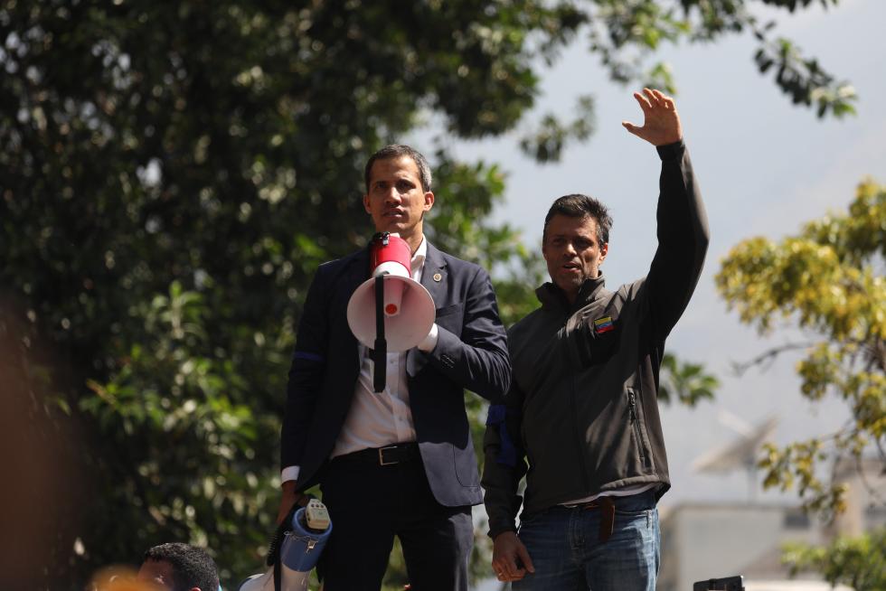 Alzamiento contra el régimen de Maduro en Venezuela