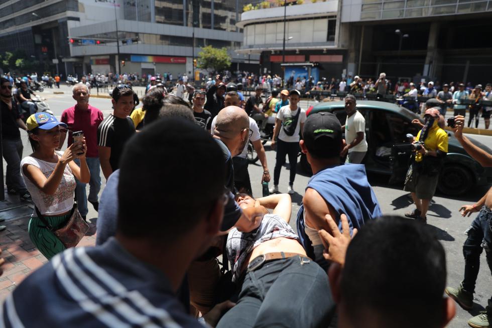 Alzamiento contra el régimen de Maduro en Venezuela