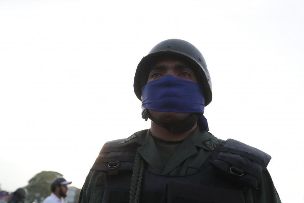 Movilización militar y ciudadana en Venezuela en apoyo a Juan Guaidó