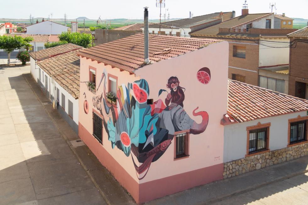 Murales del proyecto Asalto en Alfamén