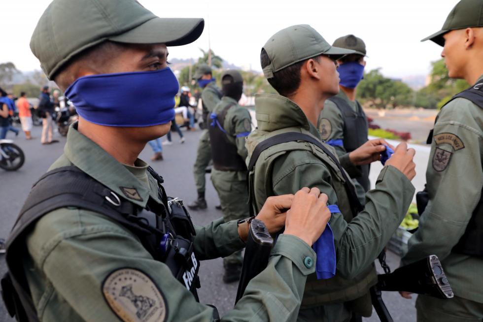 Venezuela, Leopoldo López, Juan Guaidó, militares venezolanos, base aérea La Carlota Caracas