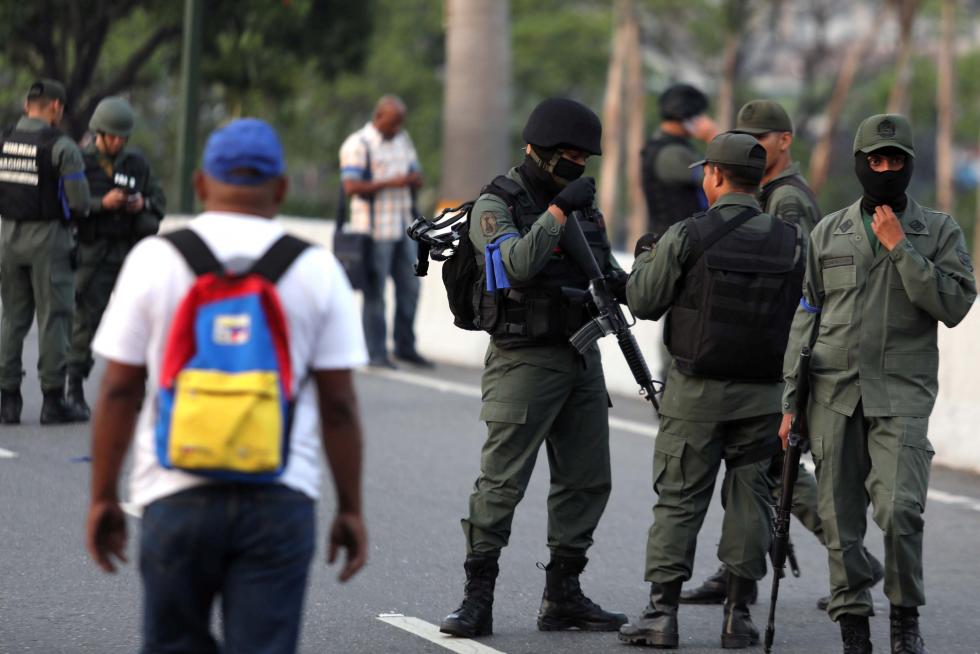 Venezuela, Leopoldo López, Juan Guaidó, militares venezolanos, base aérea La Carlota Caracas