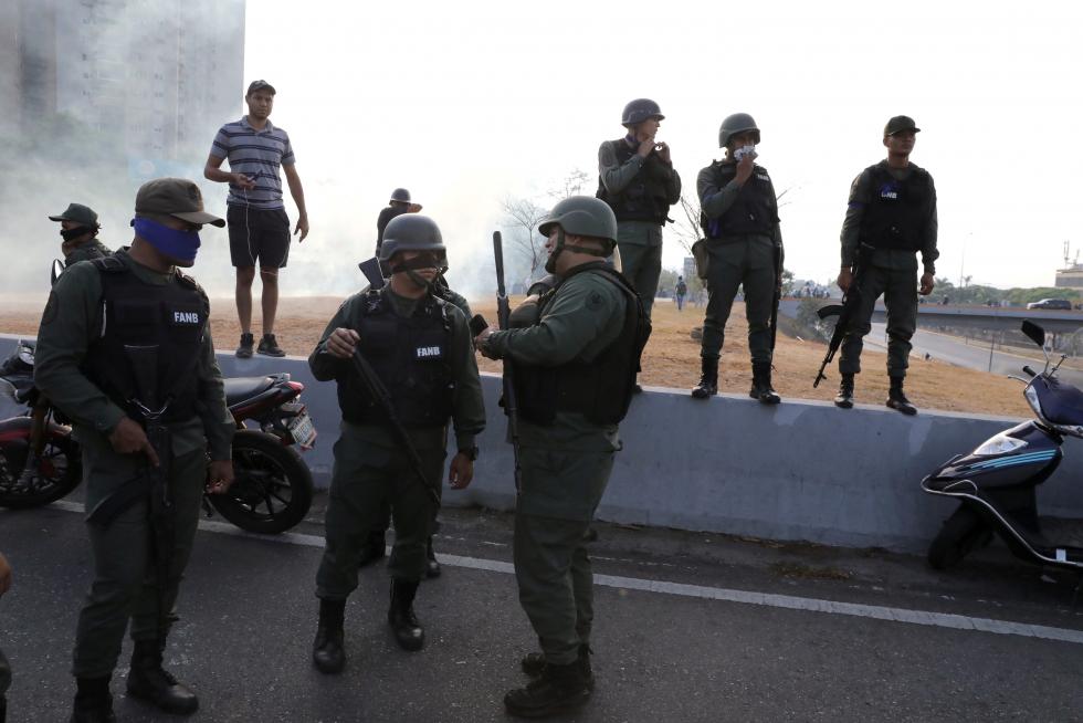 Venezuela, Leopoldo López, Juan Guaidó, militares venezolanos, base aérea La Carlota Caracas