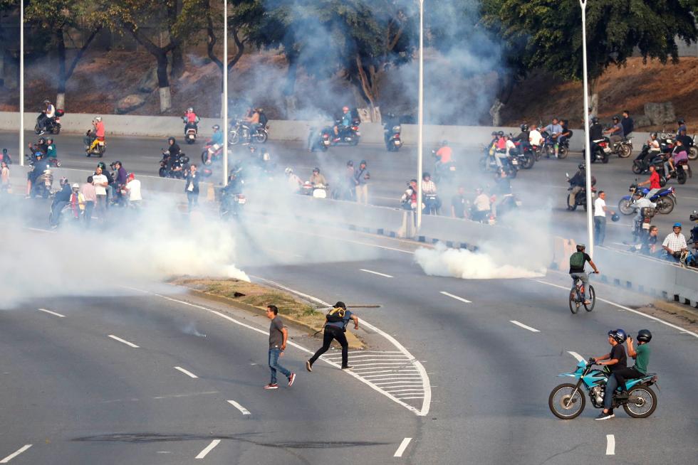 Venezuela, Leopoldo López, Juan Guaidó, militares venezolanos, base aérea La Carlota Caracas