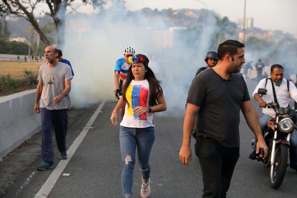 Venezuela, Leopoldo López, Juan Guaidó, militares venezolanos, base aérea La Carlota Caracas