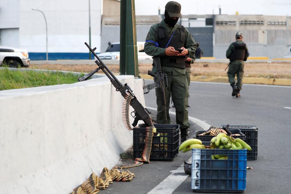 Venezuela, Leopoldo López, Juan Guaidó, militares venezolanos, base aérea La Carlota Caracas