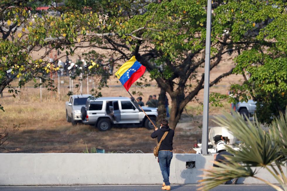 Venezuela, Leopoldo López, Juan Guaidó, militares venezolanos, base aérea La Carlota Caracas