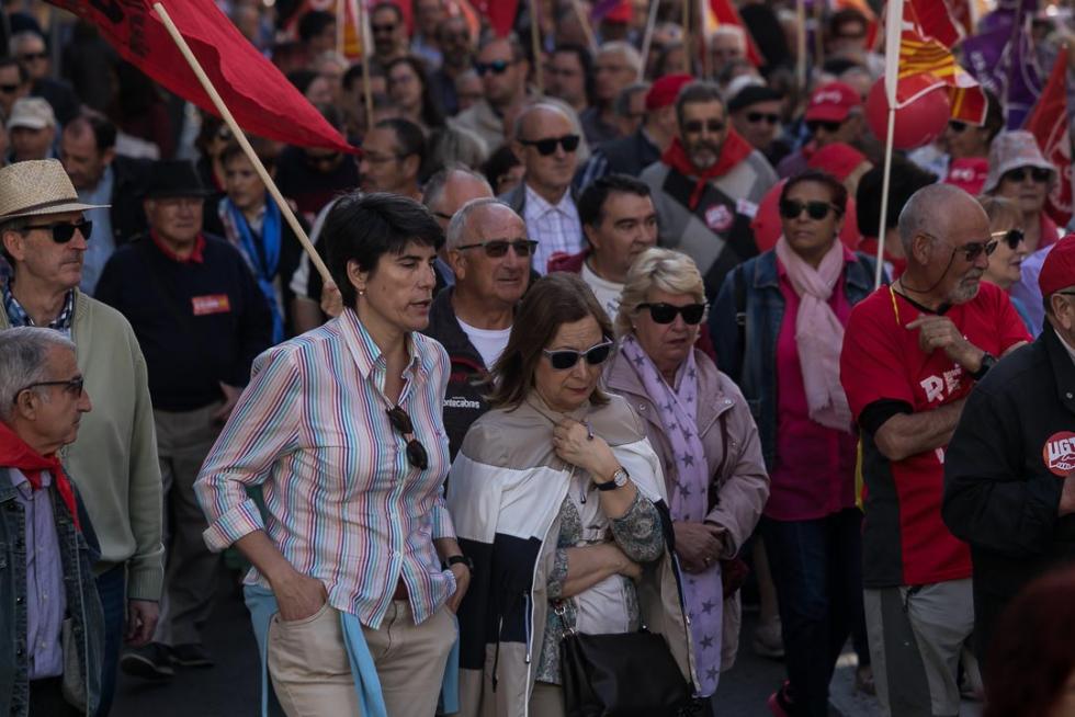 Manifestación en Zaragoza por el Día del Trabajador