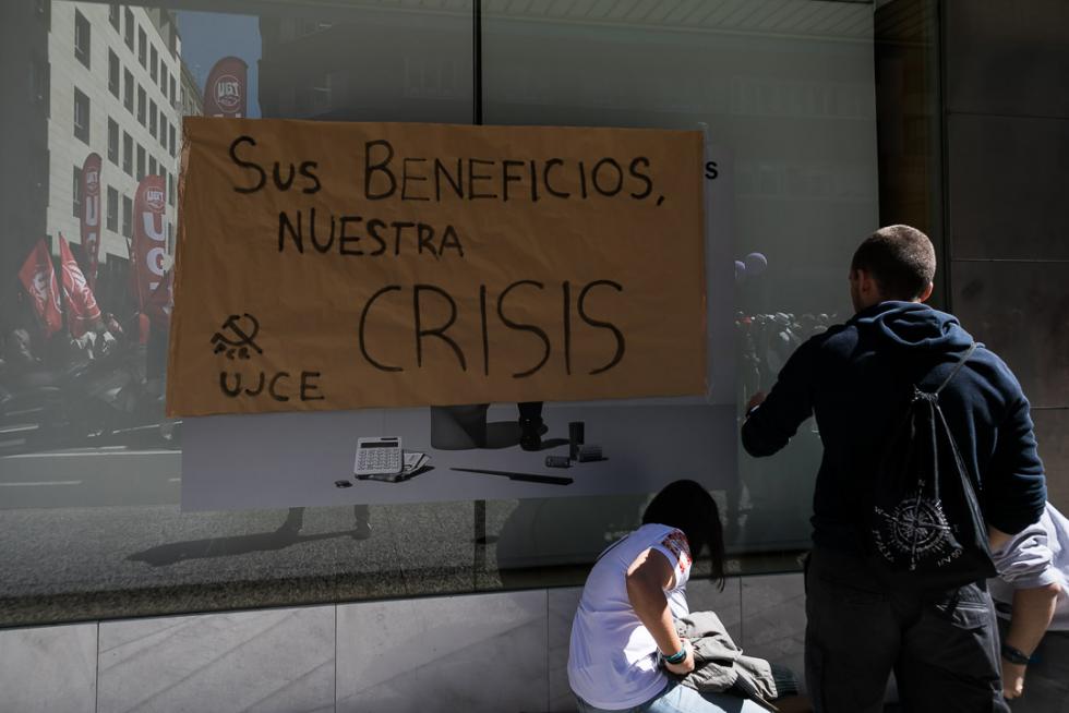 Manifestación en Zaragoza por el Día del Trabajador