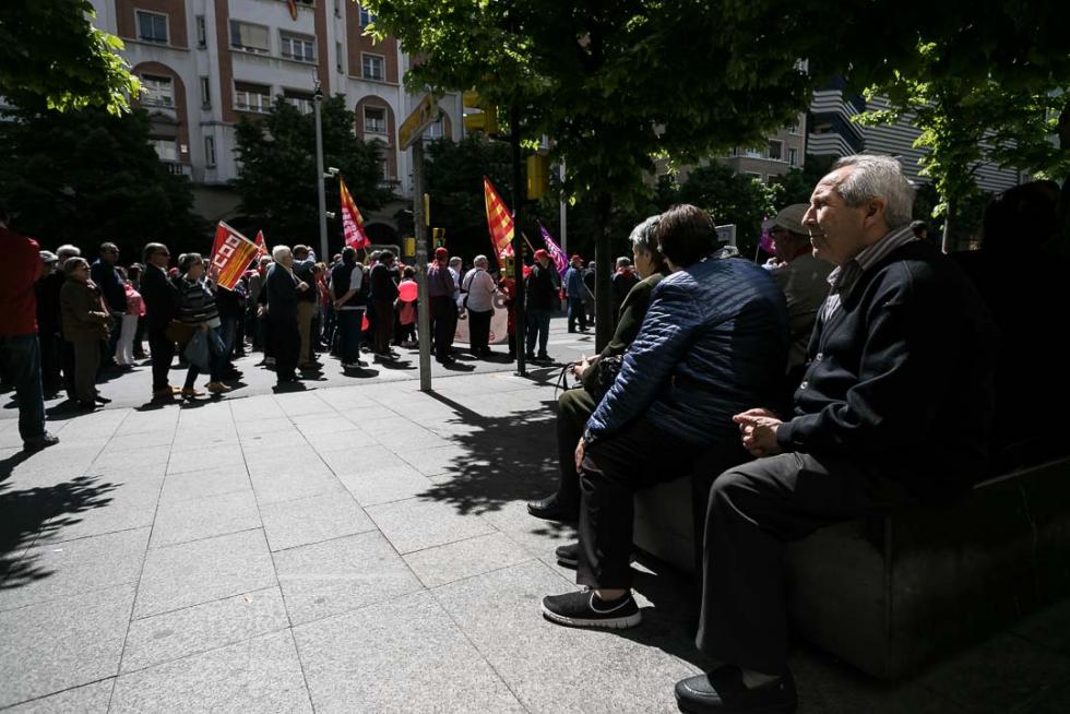Manifestación en Zaragoza por el Día del Trabajador