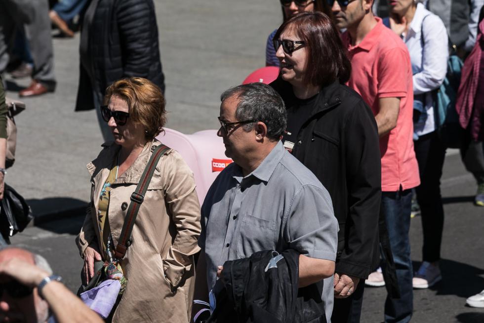 Manifestación en Zaragoza por el Día del Trabajador