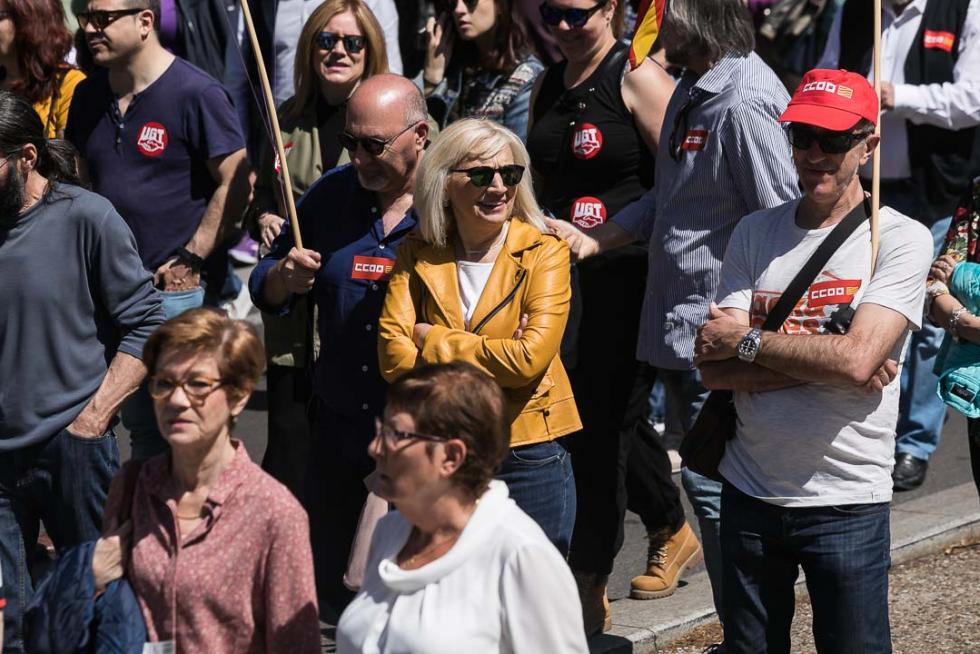 Manifestación en Zaragoza por el Día del Trabajador