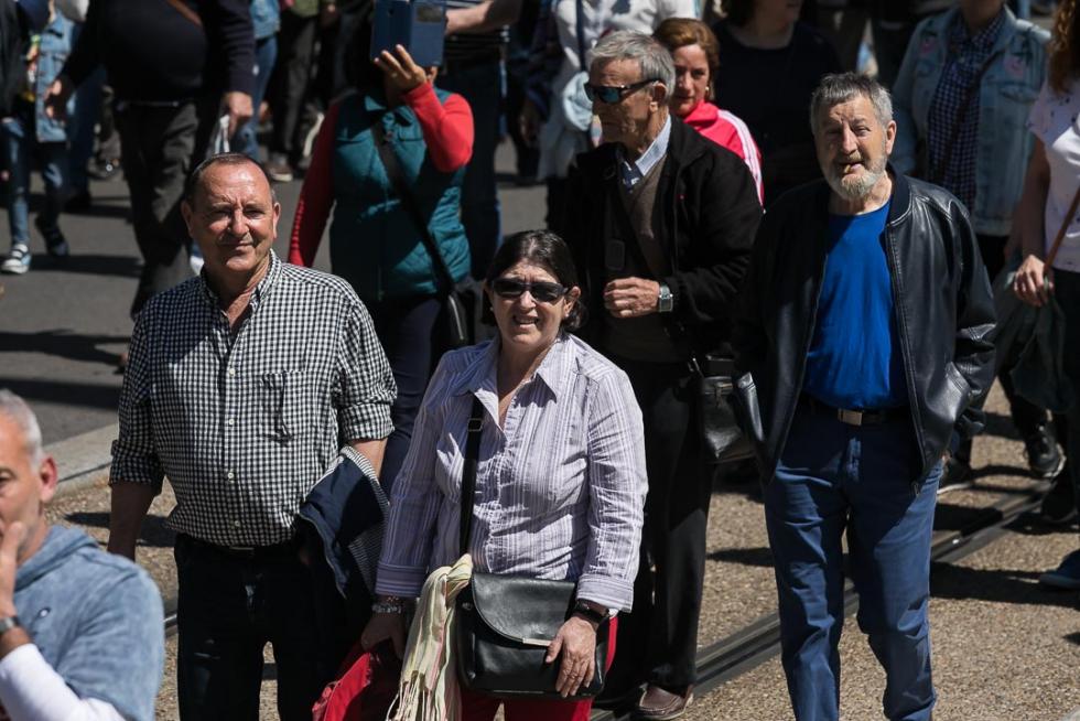 Manifestación en Zaragoza por el Día del Trabajador