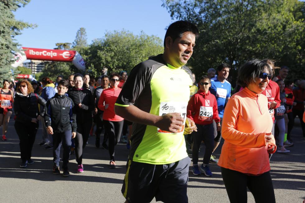 La carrera popular Ibercaja cumple 40 años
