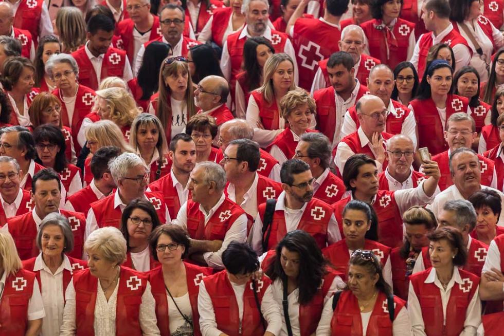 La reina Letizia preside en Zaragoza el acto central del Día Mundial de Cruz Roja