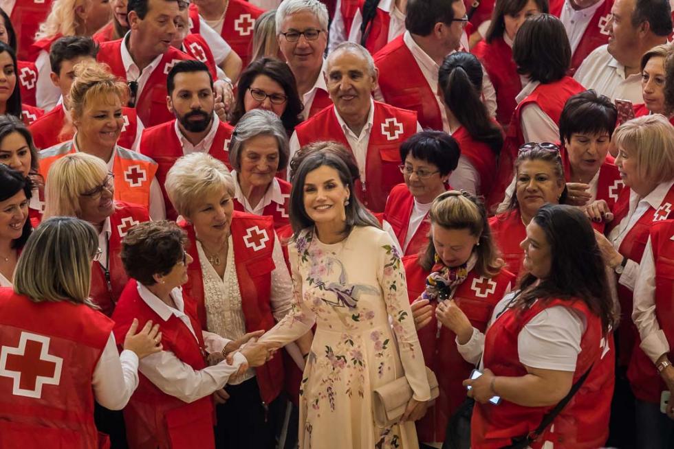La reina Letizia preside en Zaragoza el acto central del Día Mundial de Cruz Roja