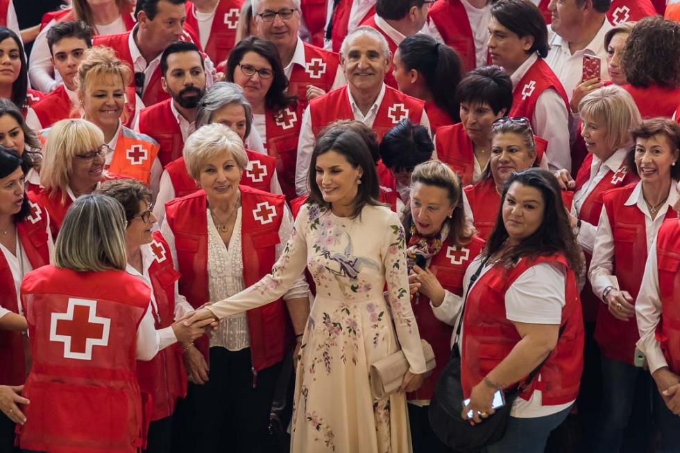 La reina Letizia preside en Zaragoza el acto central del Día Mundial de Cruz Roja