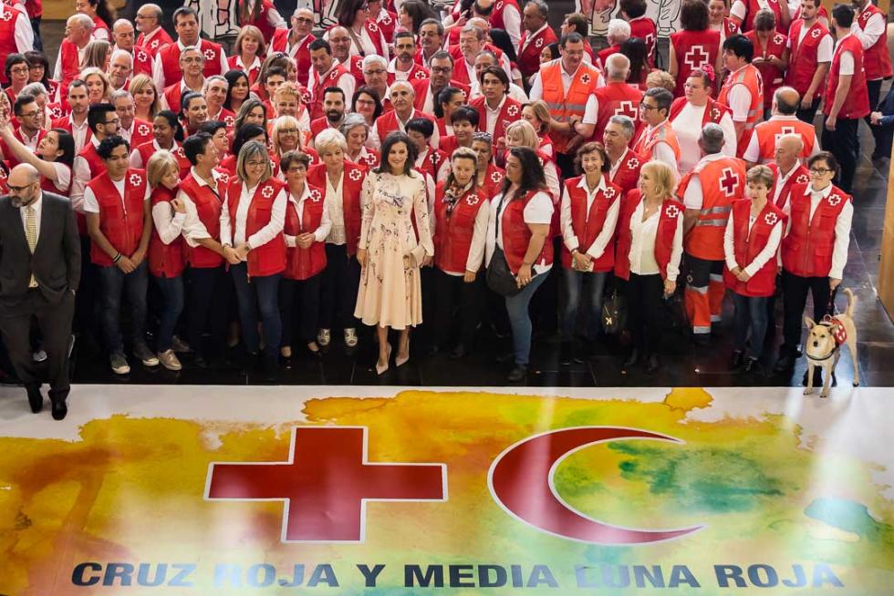 La reina Letizia preside en Zaragoza el acto central del Día Mundial de Cruz Roja