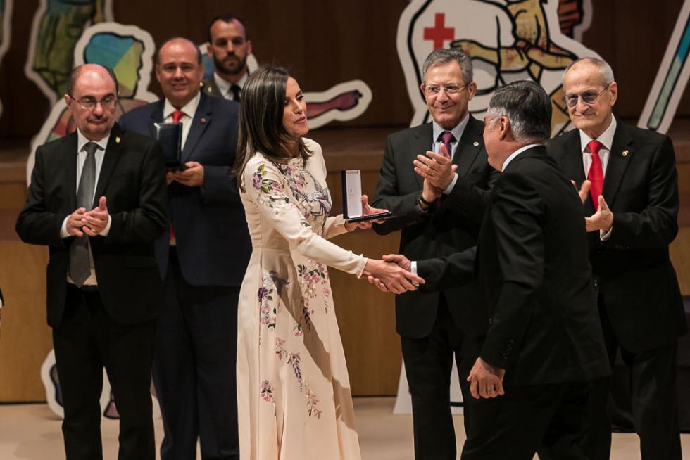 La reina Letizia preside en Zaragoza el acto central del Día Mundial de Cruz Roja