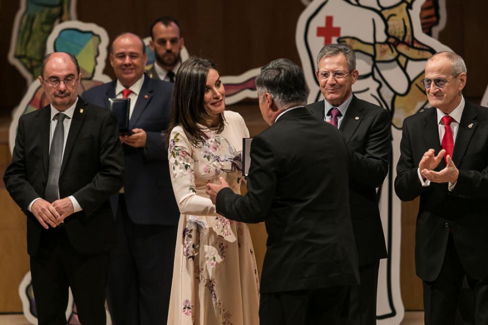 La reina Letizia preside en Zaragoza el acto central del Día Mundial de Cruz Roja