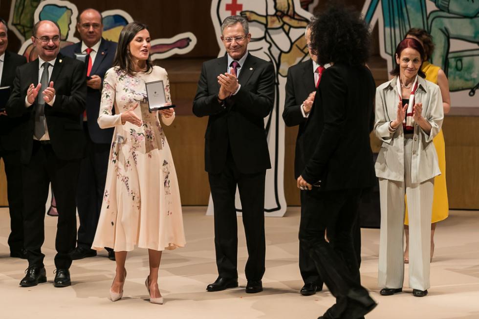 La reina Letizia preside en Zaragoza el acto central del Día Mundial de Cruz Roja