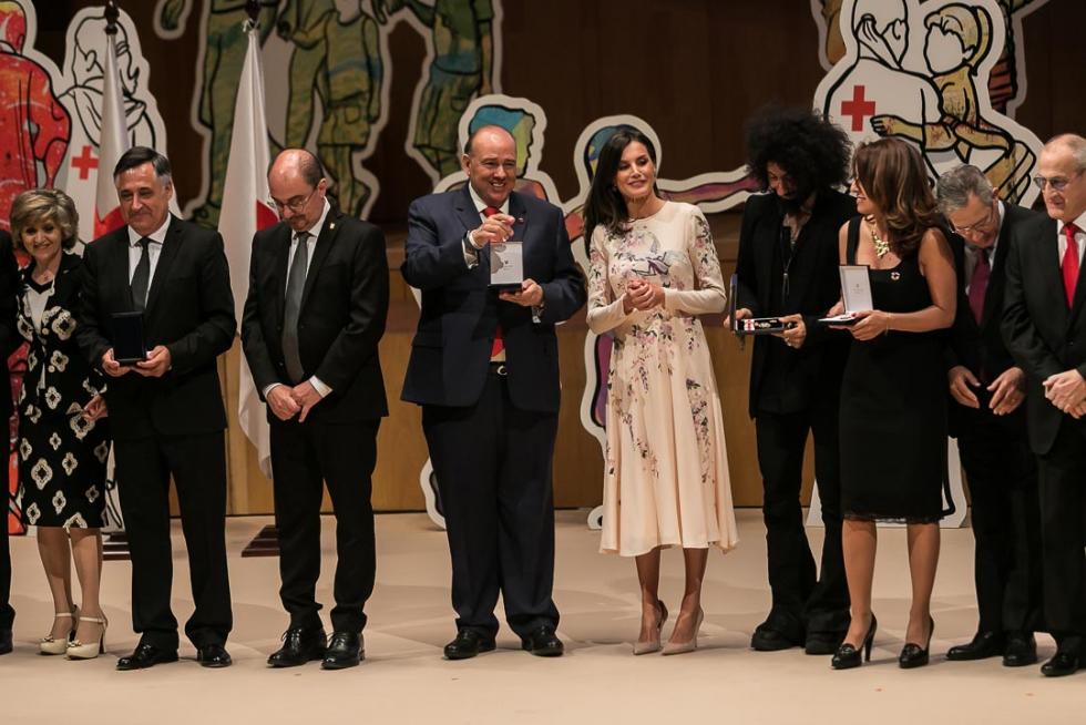 La reina Letizia preside en Zaragoza el acto central del Día Mundial de Cruz Roja