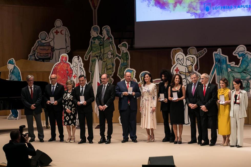 La reina Letizia preside en Zaragoza el acto central del Día Mundial de Cruz Roja