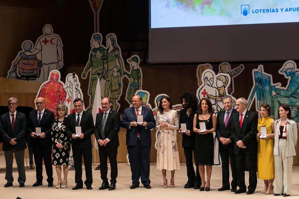 La reina Letizia preside en Zaragoza el acto central del Día Mundial de Cruz Roja