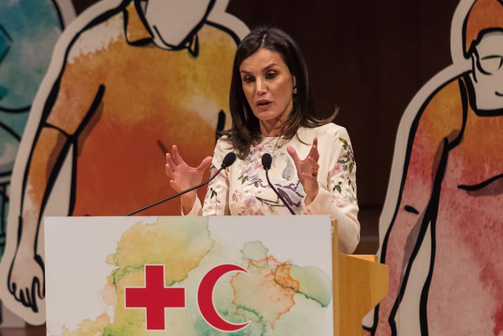 La reina Letizia preside en Zaragoza el acto central del Día Mundial de Cruz Roja