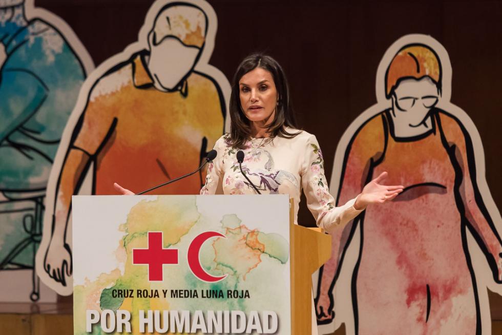 La reina Letizia preside en Zaragoza el acto central del Día Mundial de Cruz Roja