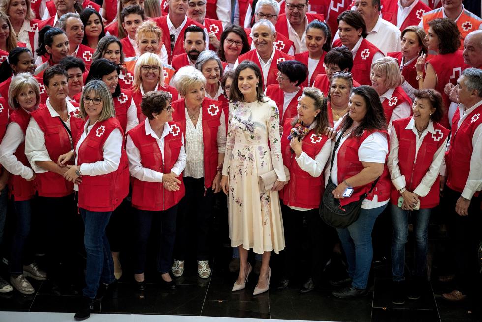 La reina Letizia preside en Zaragoza el acto central del Día Mundial de la Cruz Roja.