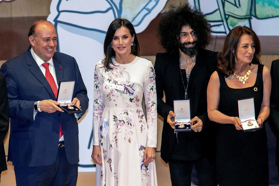 La reina Letizia preside en Zaragoza el acto central del Día Mundial de la Cruz Roja.
