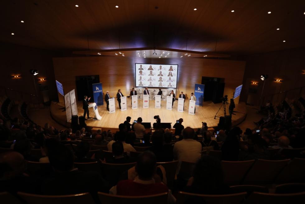 Debate para la presidencia del Gobierno de Aragón.