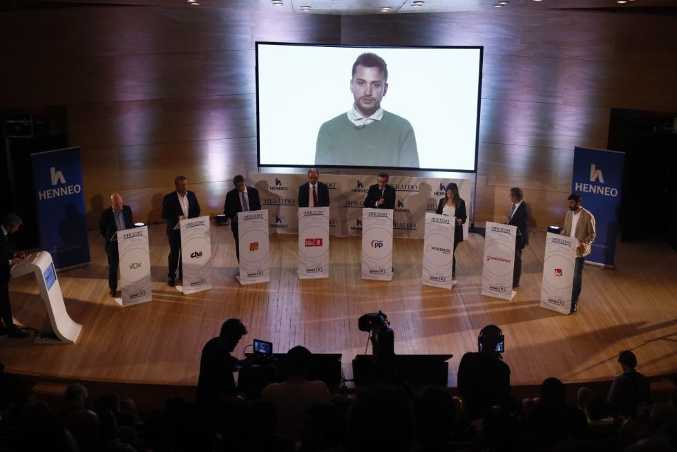 Debate para la presidencia del Gobierno de Aragón.