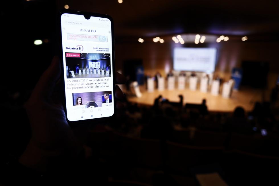Debate para la presidencia del Gobierno de Aragón.