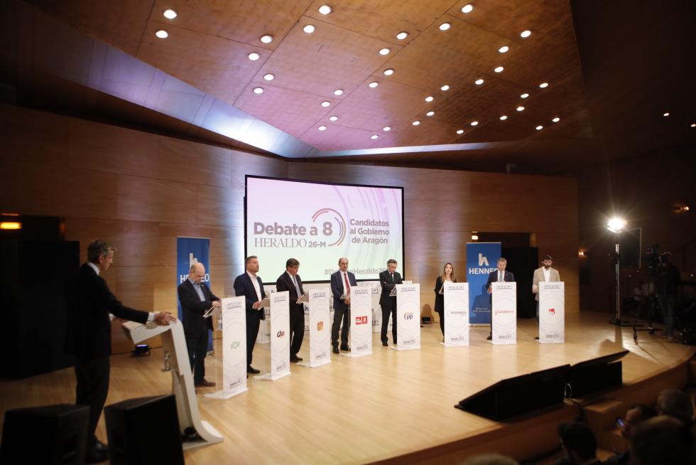 Debate para la presidencia del Gobierno de Aragón.